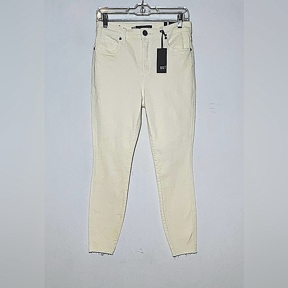 NWT Kut from the Kloth High Rise Connie Fab Ab Ankle Skinny Jeans w/ Raw Hem, 2 - Picture 4 of 15